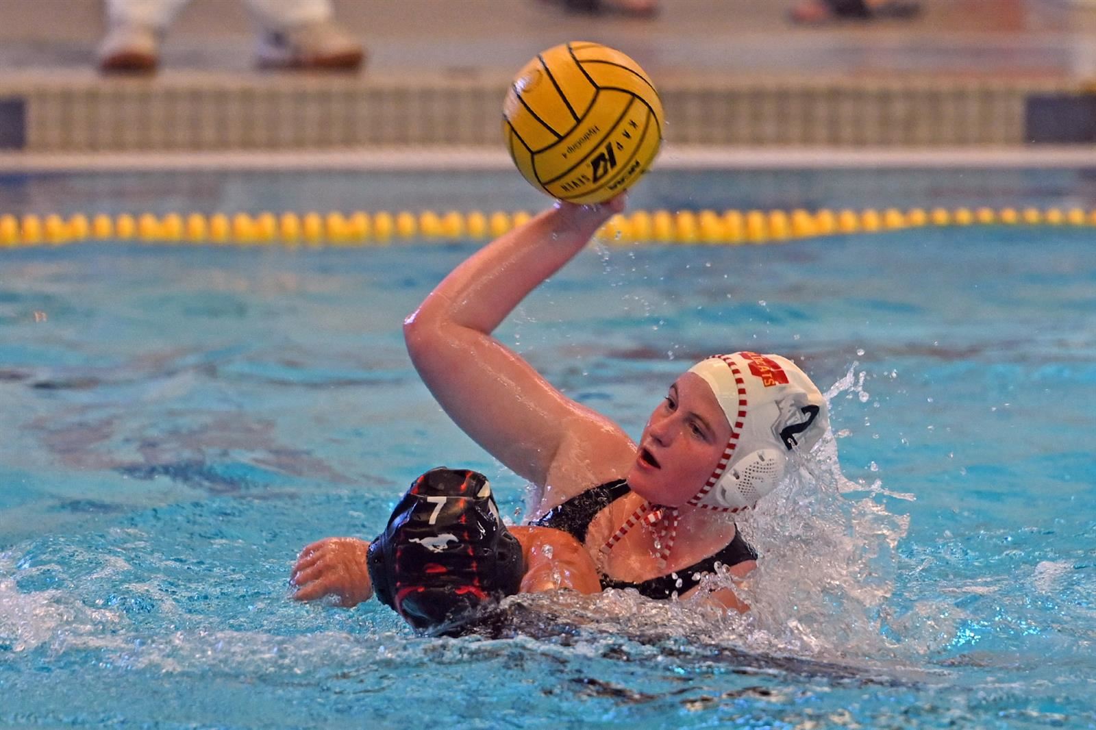Cypress Woods High School junior Piper Pinkard earned first-team honors on the District 17-6A girls’ water polo team.